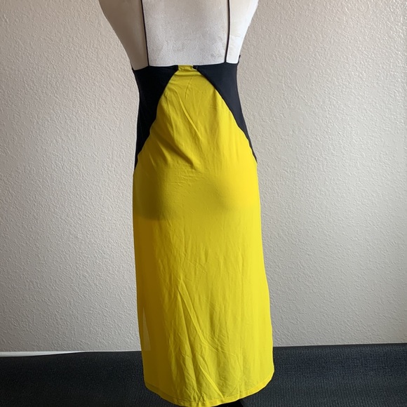 Zara - yellow block cami dress - Picture 3 of 3